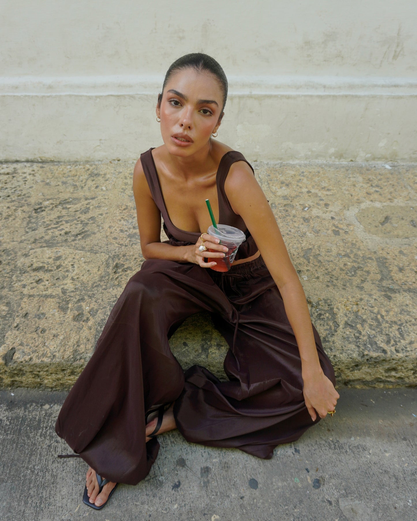 ESPRESSO-Set Pantalón & Top